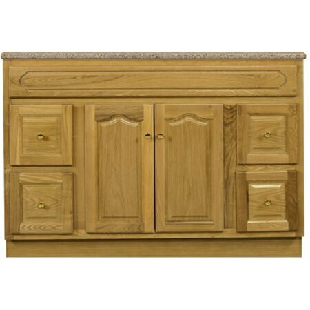 BROKERING SOLUTIONS Appal Oak Vanity Kd 48Wx21D 2-Dr 4-Drw AOV4821